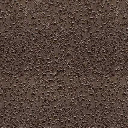 A brown textured surface covered with numerous small circular craters and pockmarks of varying sizes, resembling a lunar or planetary landscape with impact craters scattered across the terrain.