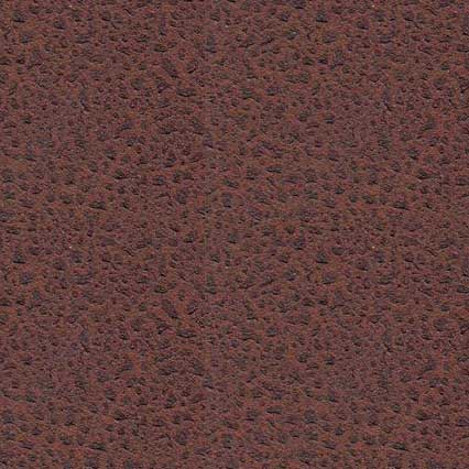 A textured reddish-brown surface with a porous, granular appearance resembling cork, leather, or similar organic material.