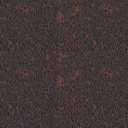 A textured surface with a mottled pattern of dark brown, reddish-brown, and black speckled granules, resembling asphalt shingles or roofing material.