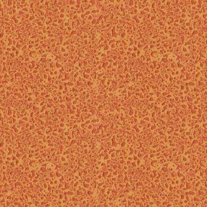 A textured surface with a warm orange and reddish-brown speckled pattern, resembling cork material or a similar granular texture.