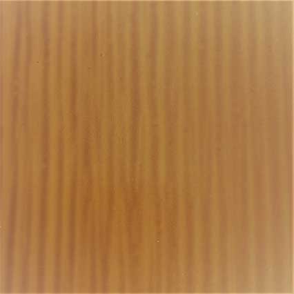A close-up view of light-colored wood grain showing natural vertical striping patterns in warm golden and amber tones.