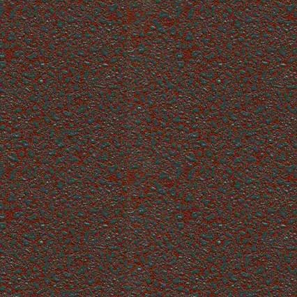 A textured surface with a mottled pattern of red, green, and dark brown colors creating a granular, noise-like appearance across the entire frame.