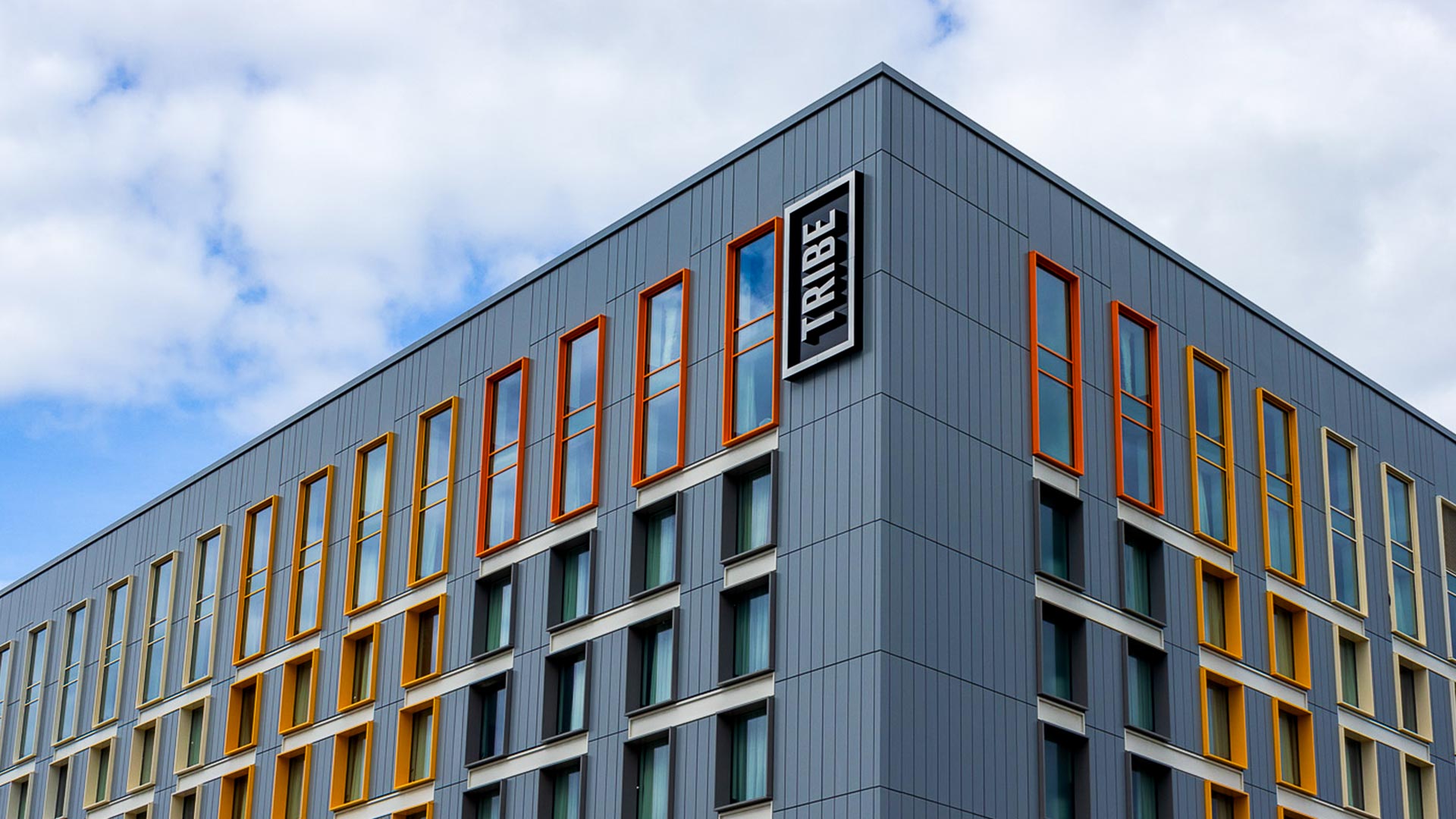 Aluminium Cladding Panels at Tribe Hotel