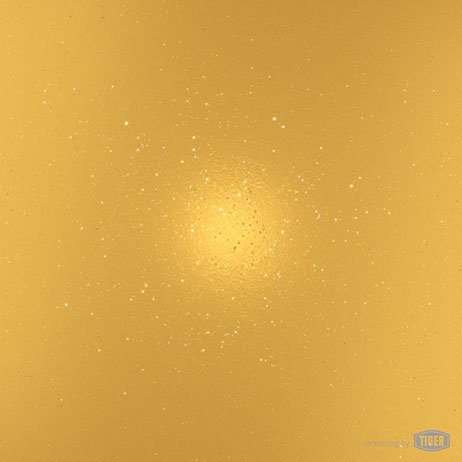 A golden-yellow background with scattered white dots and a bright central glow that radiates outward, creating a warm, luminous effect reminiscent of sunlight or celestial phenomena.
