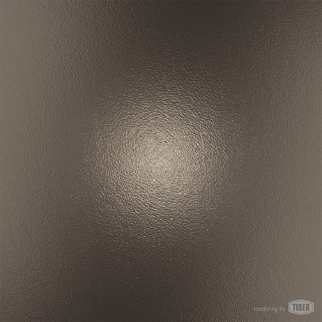 A close-up view of brown leather with a textured, grainy surface illuminated by a circular light source in the center, creating a gradient from bright to darker tones around the edges.