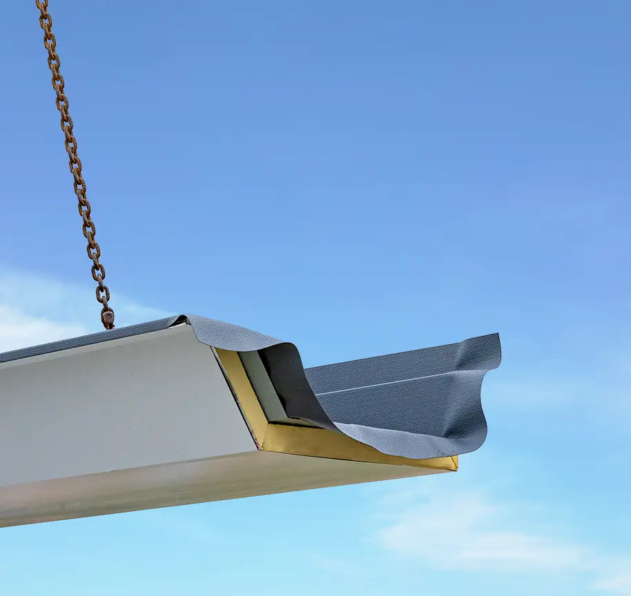 Membrane Lined Insulated Gutters