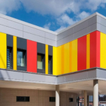 mixed coloured Facades