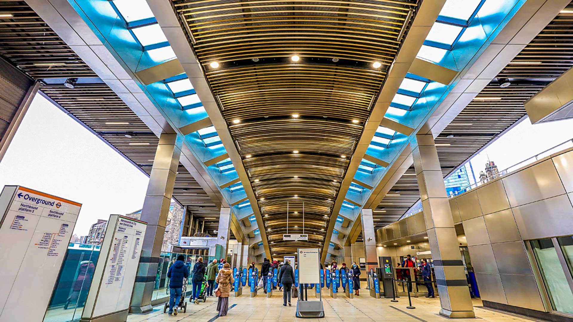 Stainless Steel Cladding London Underground