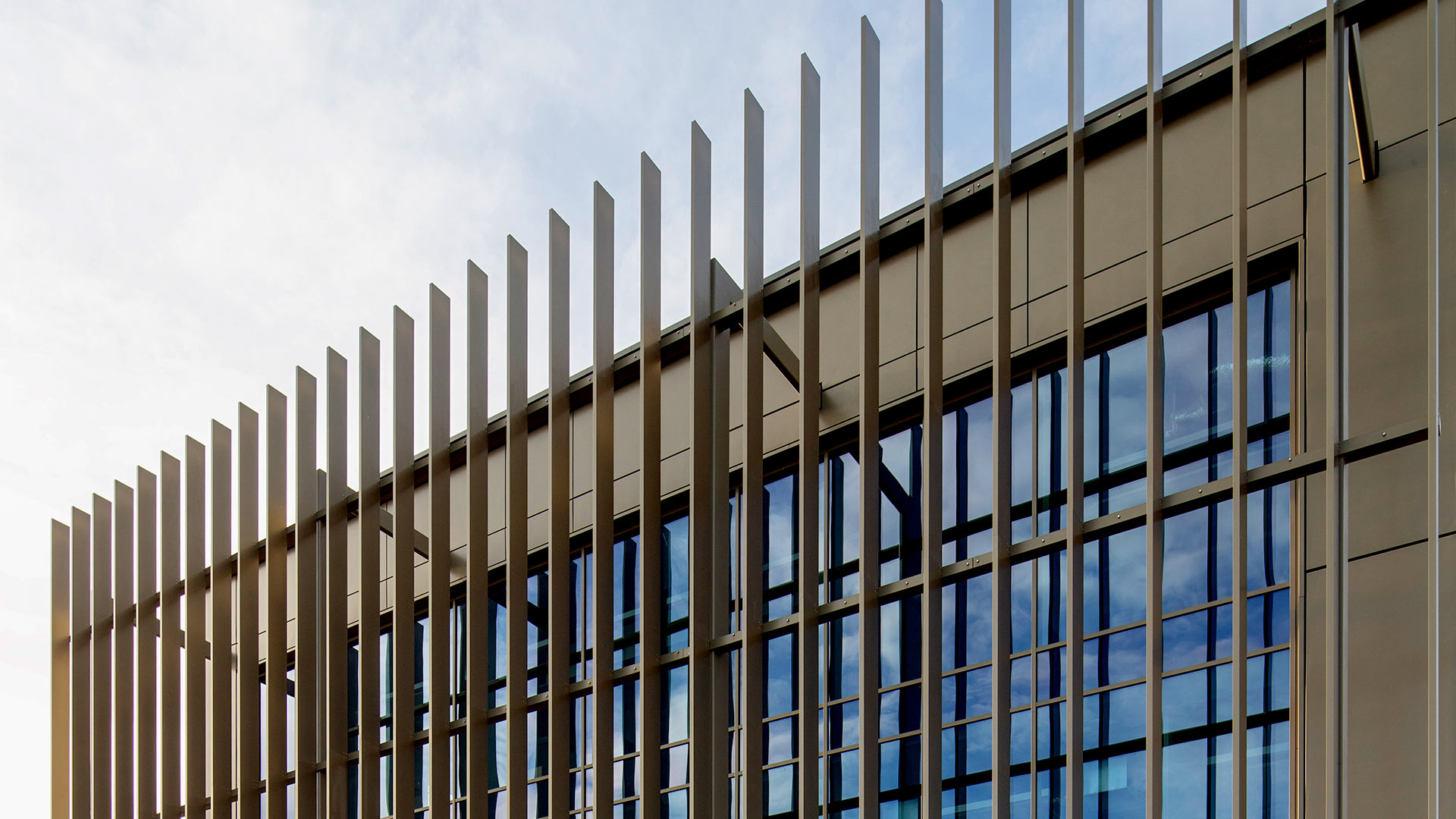 Architectural Fins At Sawston Uni