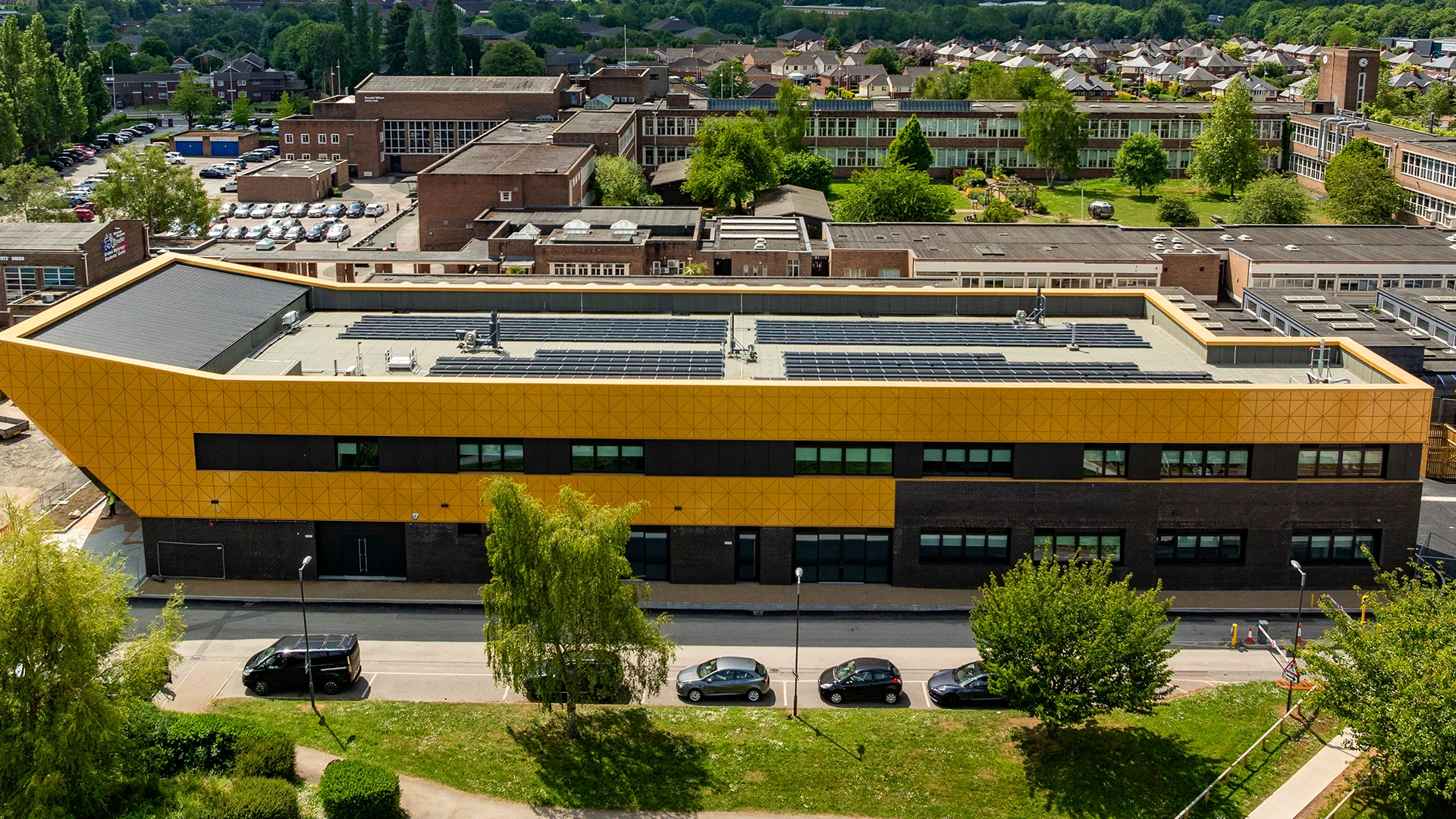 Wrexham Uni Cladding